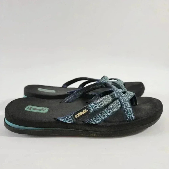 Teva Olowahu Mush Flip Flop Sandals - 7 - Picture 6 of 9